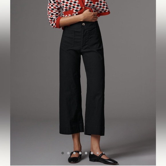 Maeve Denim - Maeve The Colette Black crop in magic fabric
